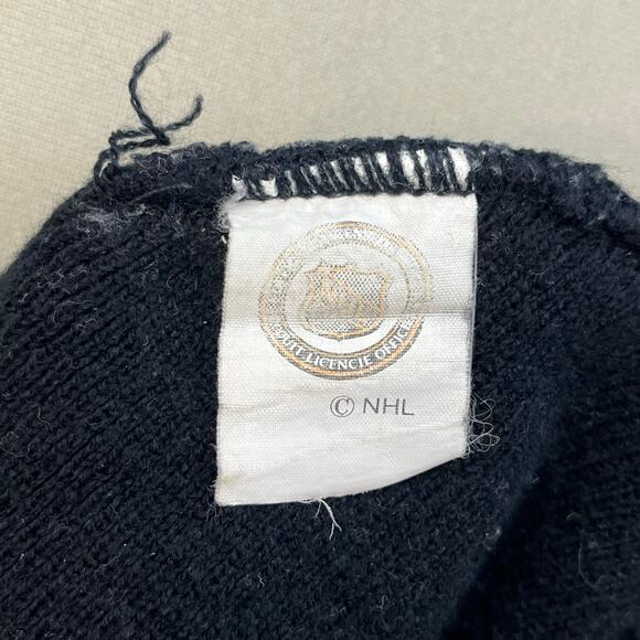 Vintage Boston Bruins Beanie Hat Black Knit Cuffed G-Cap NHL Hockey Logo 90s - Picture 5 of 6